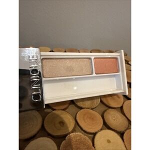 Clinique Colour Surge Eye Shadow Duo 01 Sunburst .07 Oz‎ Travel